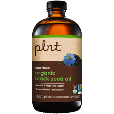 Organic Black Seed Oil – Superfood for Immune & Respiratory Support – Cold-Pressed (16 fl. oz.)