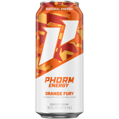 Energy Drink - Orange Fury (12 Drinks, 16 Fl Oz.)