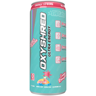 OxyShred Ultra Energy Drink with L-Carnitine - Bahama Breeze (12 Drinks, 12 Fl. Oz. Each)