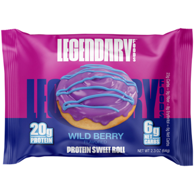 Protein Sweet Roll - 20g Protein - Wild Berry (8 Rolls)