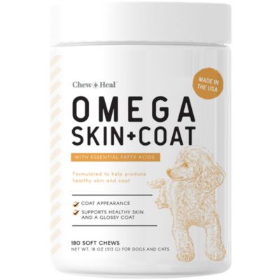 Omega Skin Coat Supports Healthy Skin and a Glossy Coat for