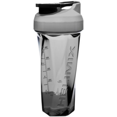 ShakeSphere Tumbler Steel: Protein Shaker Bottle Keeps Hot Drinks Hot & Cold Drinks Cold, 24 oz. No Blending Ball or Whisk Needed - Concrete