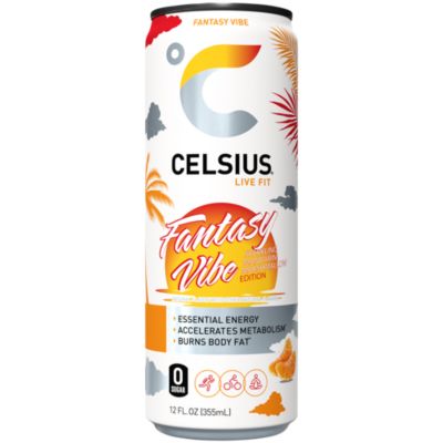CELSIUS Sparkling Vibe Variety Pack, Functional Essential Energy Drink 12  fl oz (Pack of 12)