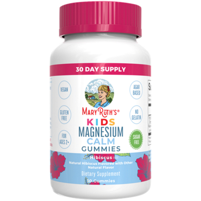 Kid's Magnesium Calm Gummies - 50 MG - Hibiscus (30 Gummies)