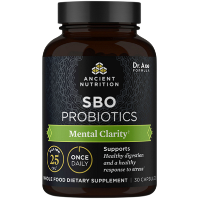 SBO Probiotics Mental Clarity - Digestive Support - Once Daily (30 Capsules)
