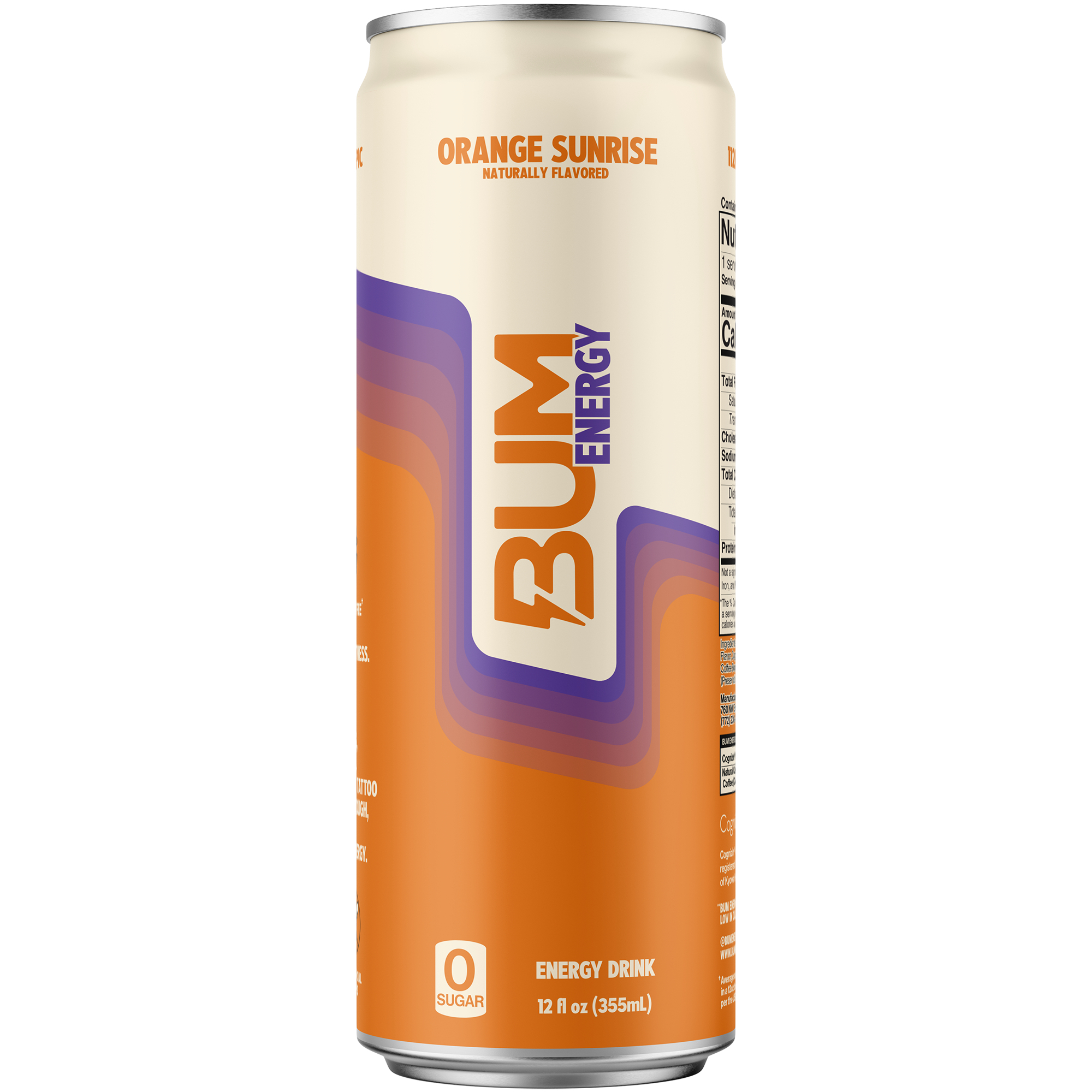 Energy Drink  Orange Sunrise 12 Drinks 12 Fl Oz Each