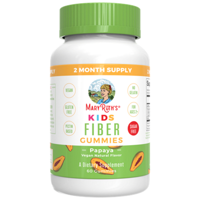 Kids Fiber Gummies - Digestive Health - Sugar Free - Papaya (60 Gummies)
