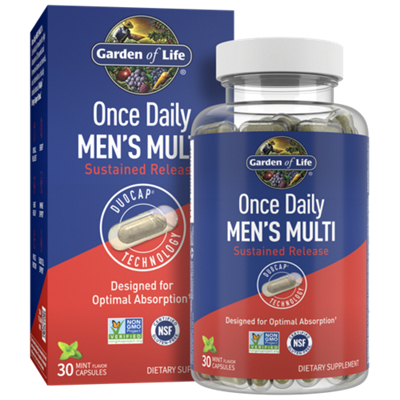 Men's Multivitamin - Once Daily - Sustained Release - Mint (30 Capsules)