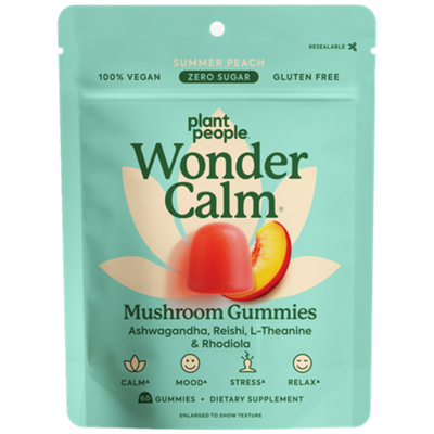 WonderCalm Mushroom Gummies - Summer Peach (60 Gummies)