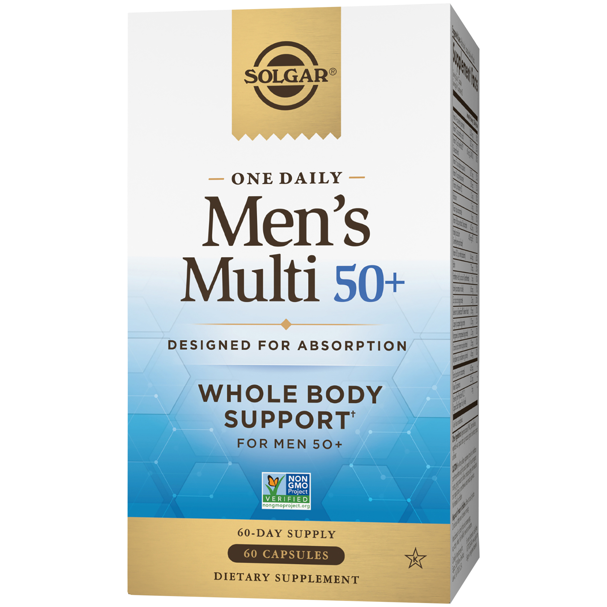 Mens Multivitamin for Men 50  Whole Body Support 60 Capsules