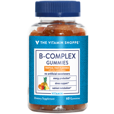 B-Complex Gummies for Energy Production - Tropical Fruit (60 Gummies)