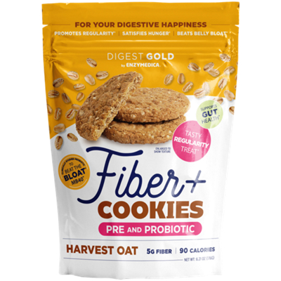 Fiber+ Cookies Pre & Probiotics - 5G Fiber - Harvest Oat (8 Servings)