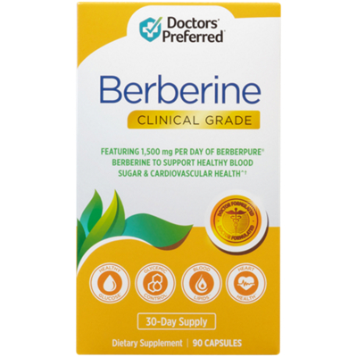 Clinical Grade Berberine - Supports Healthy Blood Sugar Levels - 1,500 MG (90 Capsules / 30 Day Supply)
