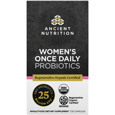 Women's Probiotics - Once Daily - Organic - 25 Billion CFUs (30 Capsules)