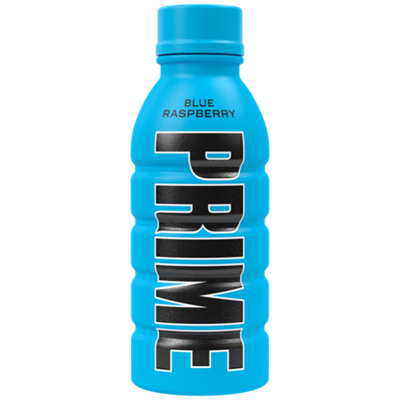 Prime Water Bottle - Blue Raspberry Design (1 Bottle)