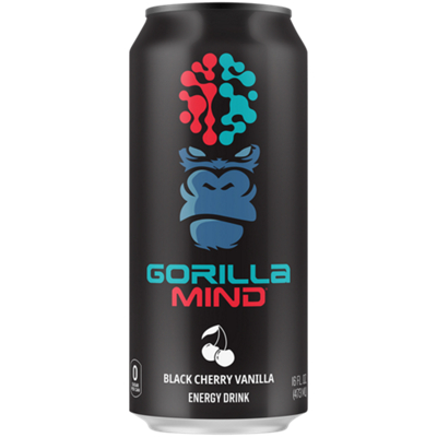 Gorilla Mind Energy Drink - Black Cherry Vanilla (1 Drink)