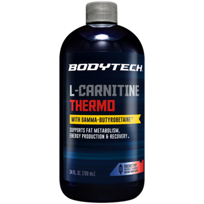 L-Carnitine Thermo – Supports Fat Metabolism, Energy Production, & Muscle Recovery – Rocket Pop (24 fl. oz.)