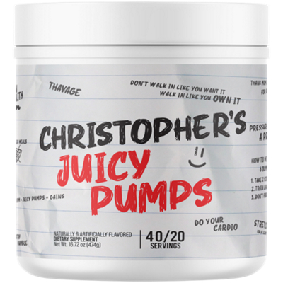 Christopher's Juicy Pumps – Non-Stim Pre-Workout (16.72 oz./40 Servings)