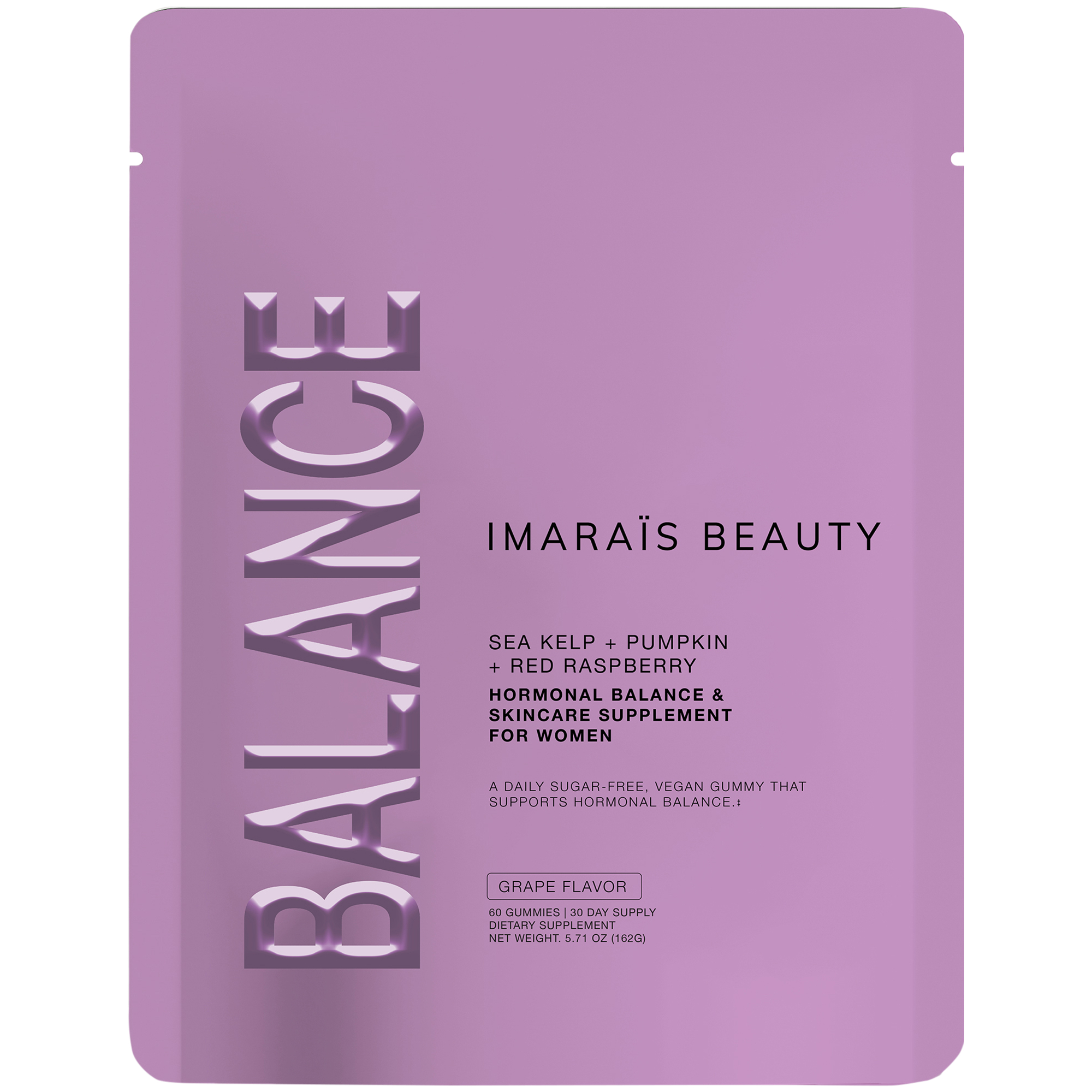 BALANCE Hormonal Balance  Skincare Support Gummies  Grape 60 Gummies