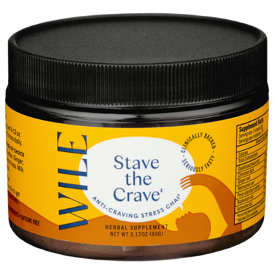 Stave the Crave Powder Drink Mix - Adaptogens to Help Reduce Sugar Cravings & Stress - Chai (30 Servings)