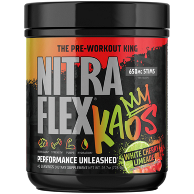 Nitraflex KAOS Pre-Workout - White Cherry Limeade (25.7 Oz