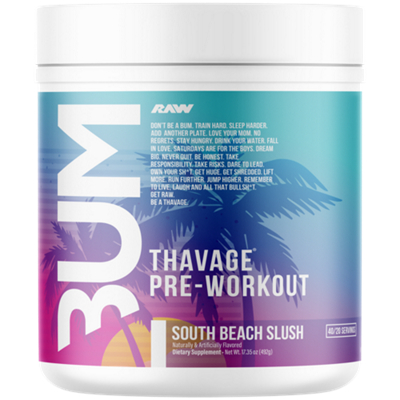 Thavage Pre-Workout Powder – South Beach Slush (17.35 oz./40 Servings) 