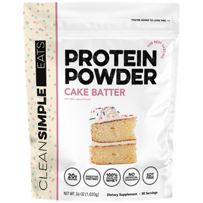 100% Grass Fed Whey Protein - Cake Batter (36 Oz. / 30 Servings)