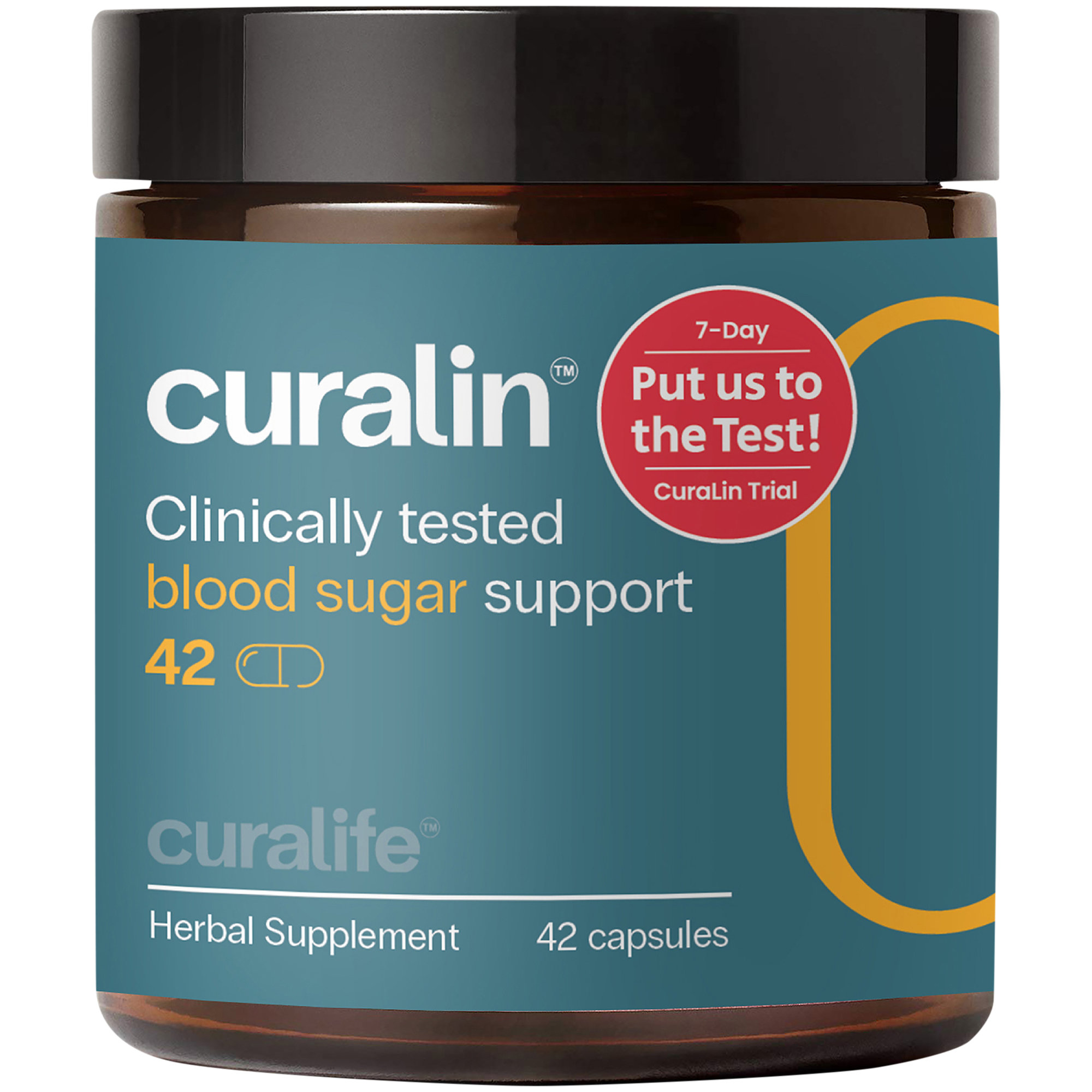 Curalin  Advanced Blood Sugar Support 42 Capsules