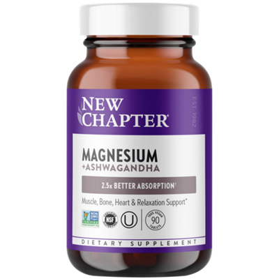 Magnesium + Ashwagandha - Bone Health & Relaxation Support (90 Tablets)