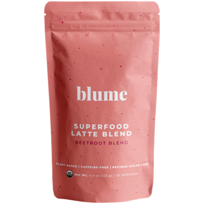 Organic Superfood Latte Powder Blend - Plant-Based - Beetroot (30 Servings)
