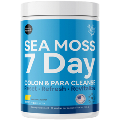 Sea Moss 7 Day Colon & Para Cleanse Powder - Pineapple (28