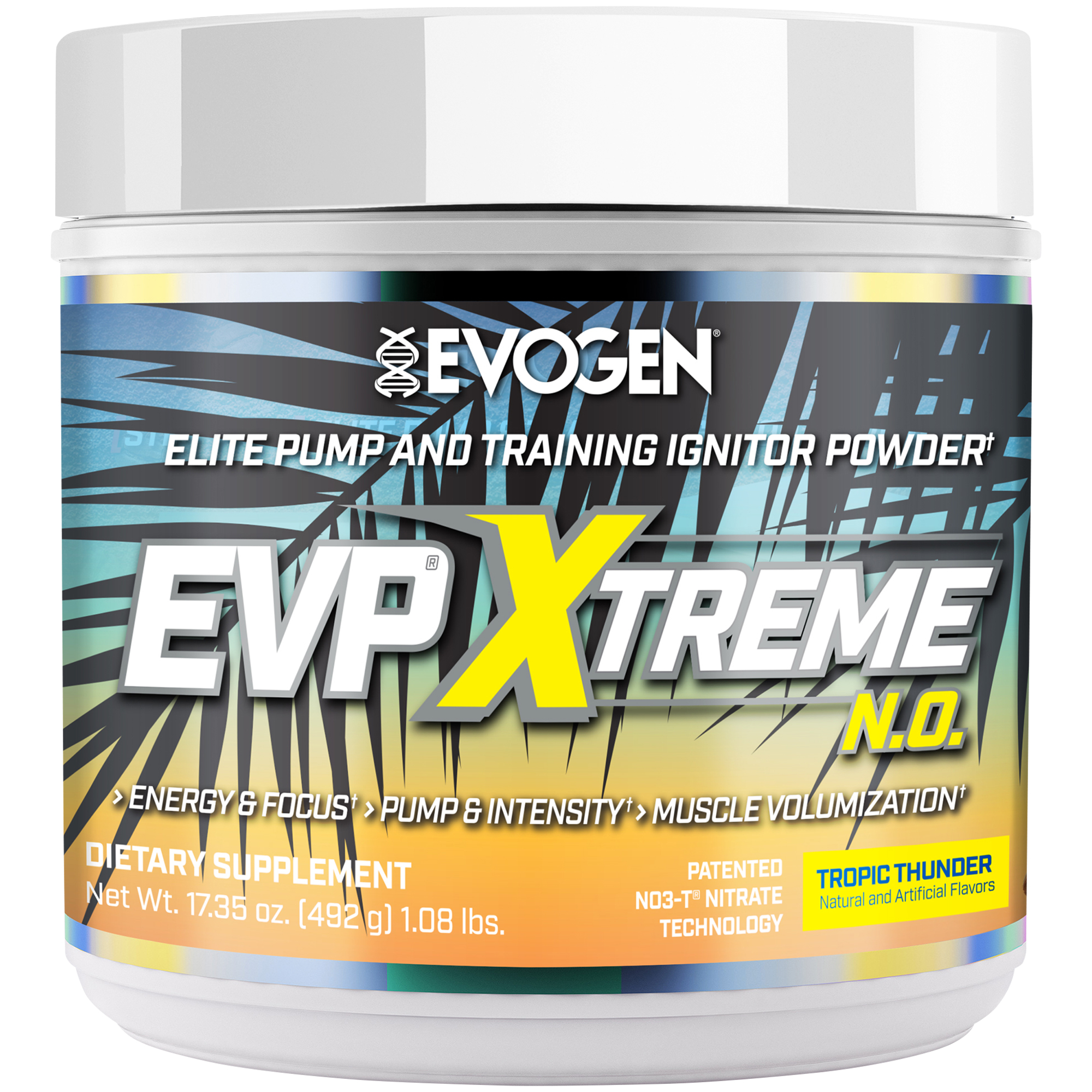 Evogen Nutrition Inc EVP Xtreme Elite Pump and Training Ignitor - Tropic Thunder (17.35 Oz. / 40 Servings)