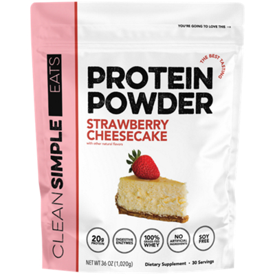 Grass Fed Whey Protein - Strawberry Cheesecake (36 Oz. / 30 Servings)
