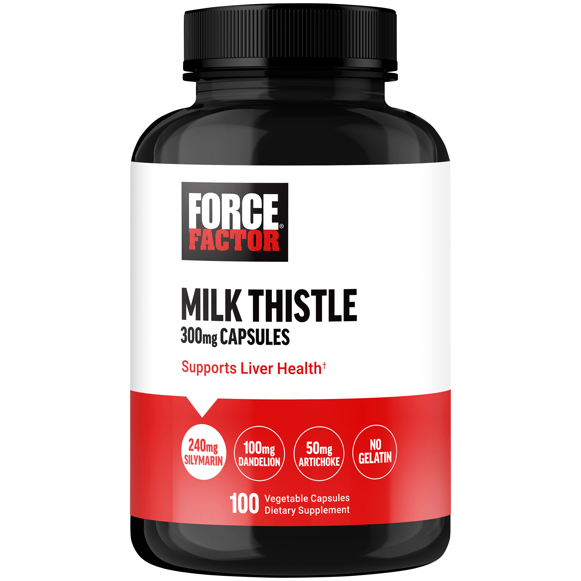Milk Thistle for Liver Health Support  300 MG 100 Capsules