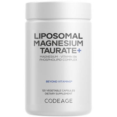 Liposomal Magnesium Taurate+ Special Blend of Magnesium and Vitamin B6 (120 Capsules)