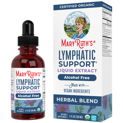 Organic Lymphatic Support Liquid Extract - Alcohol Free (1 Fl. Oz