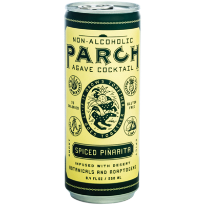 Non-Alcoholic Agave Cocktail - Infused with Desert Botanicals and Adaptogens - Spiced Piñarita (8.4 Fl Oz. / 4 Drinks)