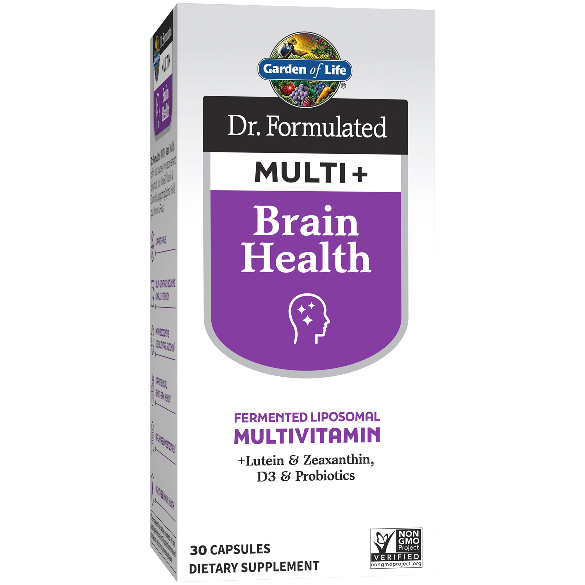 Dr Formulated Multi  Brain Health with Lutein  Zeaxanthin 30 Capsules