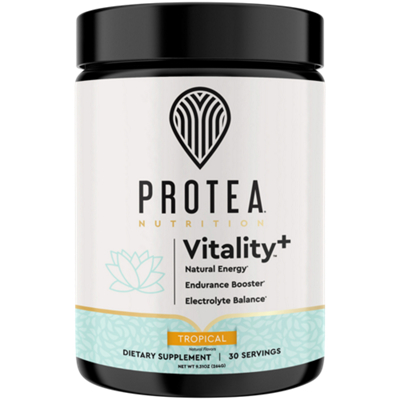 Vitality+ Powder for Natural Energy & Endurance Booster - Tropical (30 Servings)