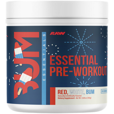 Essential Pre-Workout - Red, White, BUM (13.86 Oz. / 30 Servings)