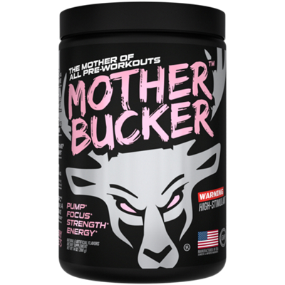 Mother Bucker High-Stimulant Nootropic Pre-Workout - Strawberry Super Sets (14 Oz. / 20 Servings)