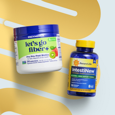 One Enzymedica item and one Renew Life item