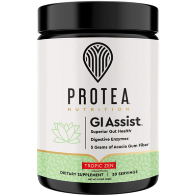 GI Assist Powder for Superior Gut Health - 5g of Acacia Gum Fiber - Tropic Zen (30 Servings)