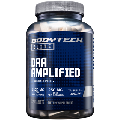 DAA Amplified – D-Aspartic Acid – Testosterone Support with Tribulus + Longjax (120 Tablets)