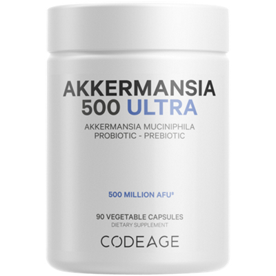 Akkermansia 500 Ultra to Support Digestive Wellness and Gut Health (90 Capsules / 90 Servings)