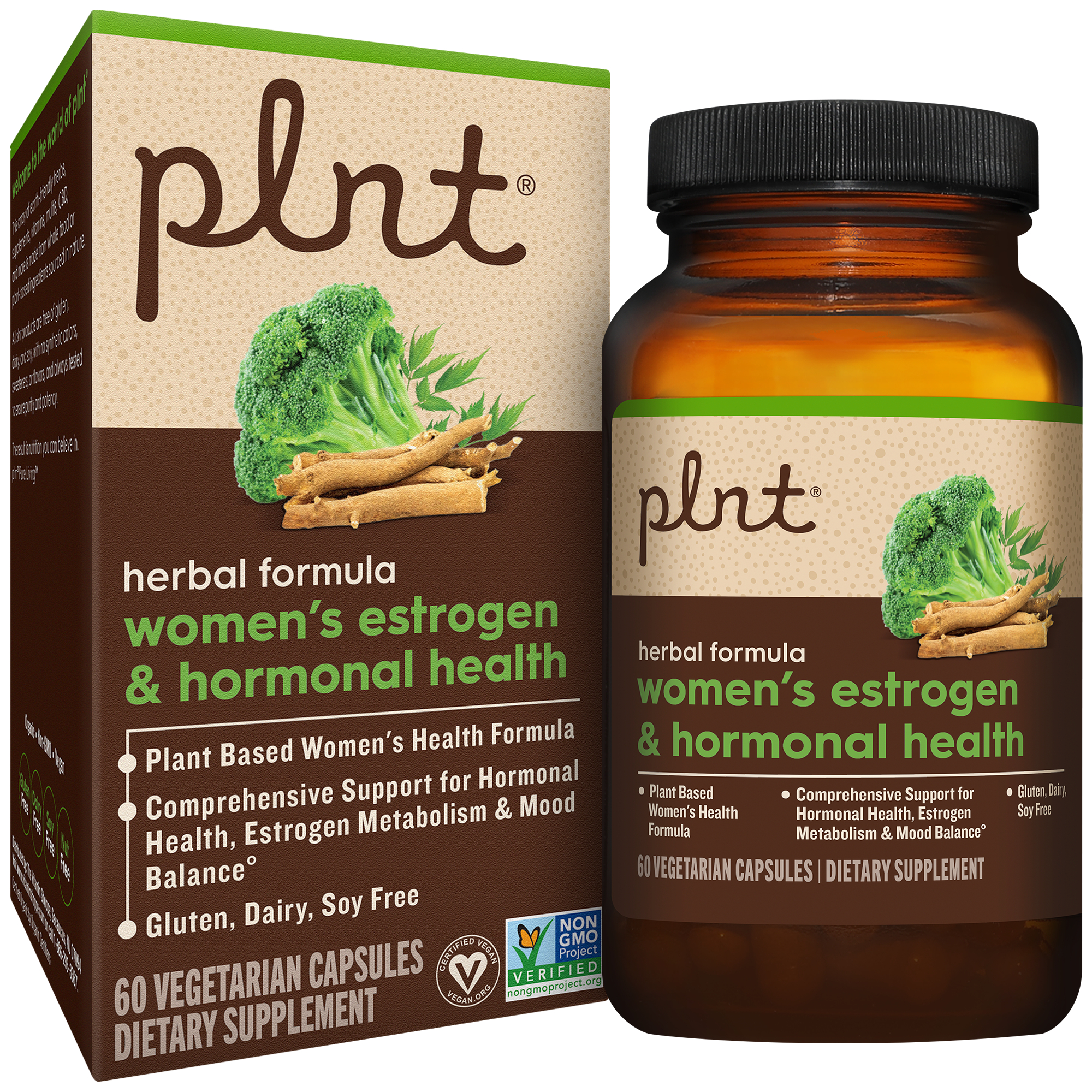 Womens Estrogen  Hormonal Health  Hormone Herbal Formula 60 Vegetarian Capsules