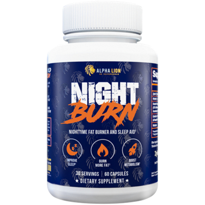 Night Burn – Nighttime Fat Burner and Sleep Aid (60 Capsules) 