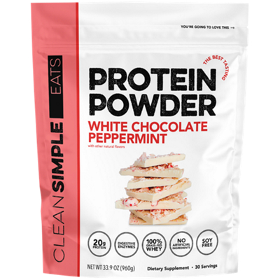 Grass Fed Whey Protein - White Chocolate Peppermint (33.9 Oz. / 30 Servings)