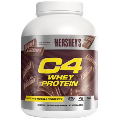 C4 Whey Protein - Hershey's Milk Chocolate (5.24 Lbs./ 66 Servings)