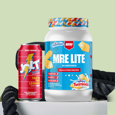 One can of Jolt cola and one RedCon1 MRE Lite